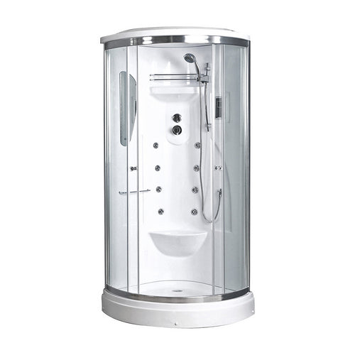 BOX DOCCIA AD ANGOLO MODELLO KILIMANGIARO CON IDROMASSAGGIO