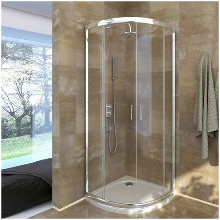 BOX DOCCIA CIRCOLARE CRISTALLO LINEA ESSENTIAL