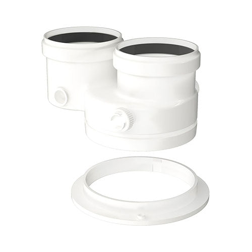 ADATTATORE SDOPPIATORE 80/125 80-80 IN PP