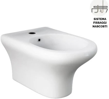 BIDET SOSPESO COMPACT/NINFEA FISSAGGIO NASCOSTO