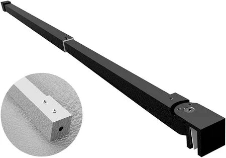 BRACCIO PER WALK-IN IN QUADRO TELESCOPICO CON 1 TESTA SNODABILE