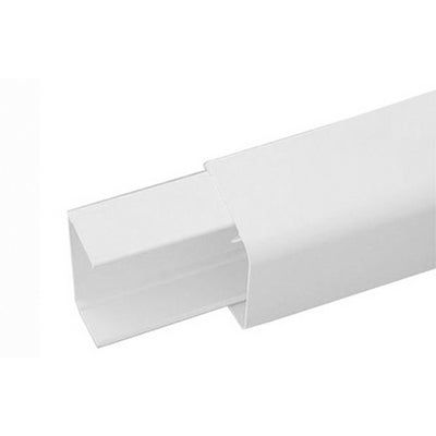 CANALINA PVC CON BASE E COPERCHIO PER IMPIANTI DI CLIMATIZZAZZIONE