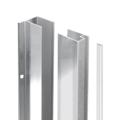 COPPIA PROFILI PER FISSAGGIO A MURO PER WALK-IN ESSENTIAL