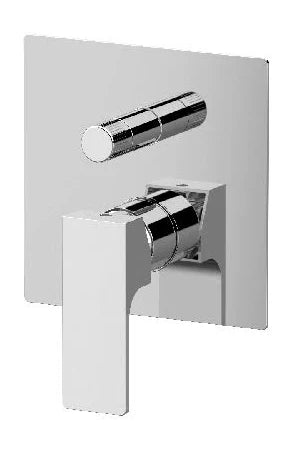 MISCELATORE INCASSO DOCCIA CON DEVIATORE A VITONE LINEA REBEL