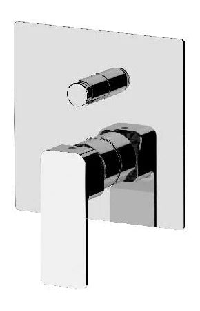 MISCELATORE MONOCOMANDO INCASSO CON DEVIATORE LINEA ICON