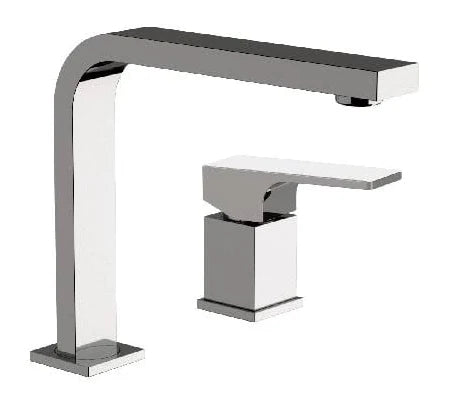 MISCELATORE MONOCOMANDO LAVABO 2 FORI LINEA REBEL