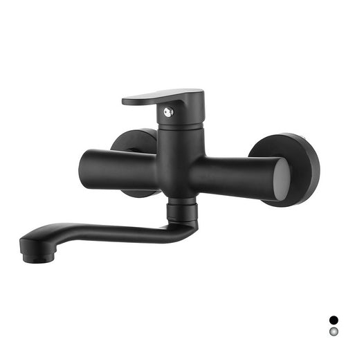 MISCELATORE MONOCOMANDO LAVELLO A MURO SERIE PACO