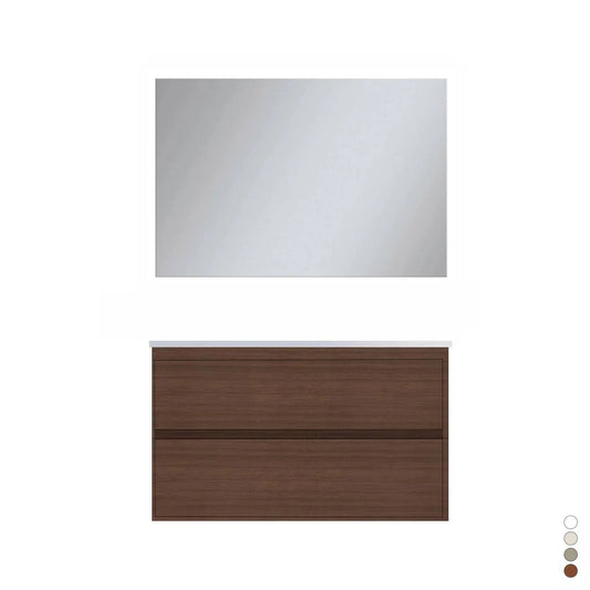 MOBILE BAGNO SOSPESO LINEA ELEGANCE L.90 CM