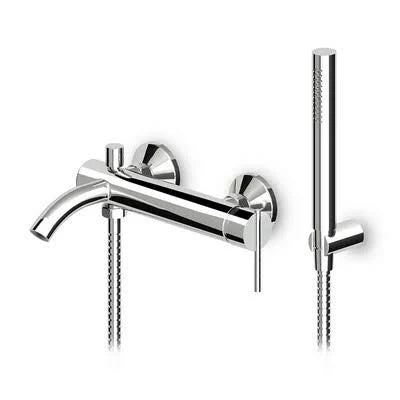 MONOCOMANDO VASCA DOCCIA ESTERNO C/ACCESSORI SERIE ZXS