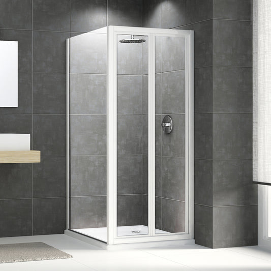 PORTA DOCCIA A SOFFIETTO LIBRO TRIS LUX ACRILICO