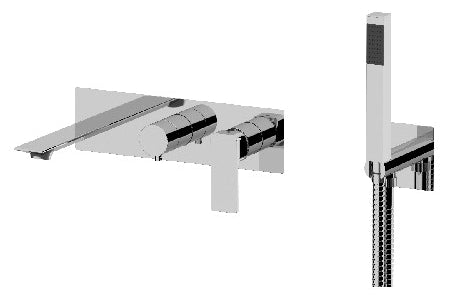 SET A INCASSO A 2 VIE PER VASCA LINEA ICON