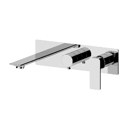 SET MISCELATORE A INCASSO A 2 VIE VASCA DOCCIA LINEA ICON