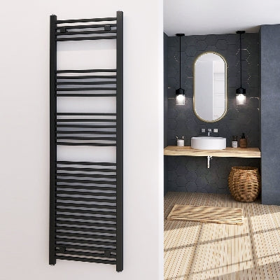 TERMOARREDO DESIGN ANTRACITE TUBI QUADRATI