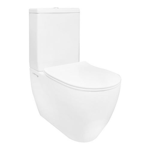 VASO MONOBLOCCO GRETA FILO MURO RIMLESS C/CASSETTA